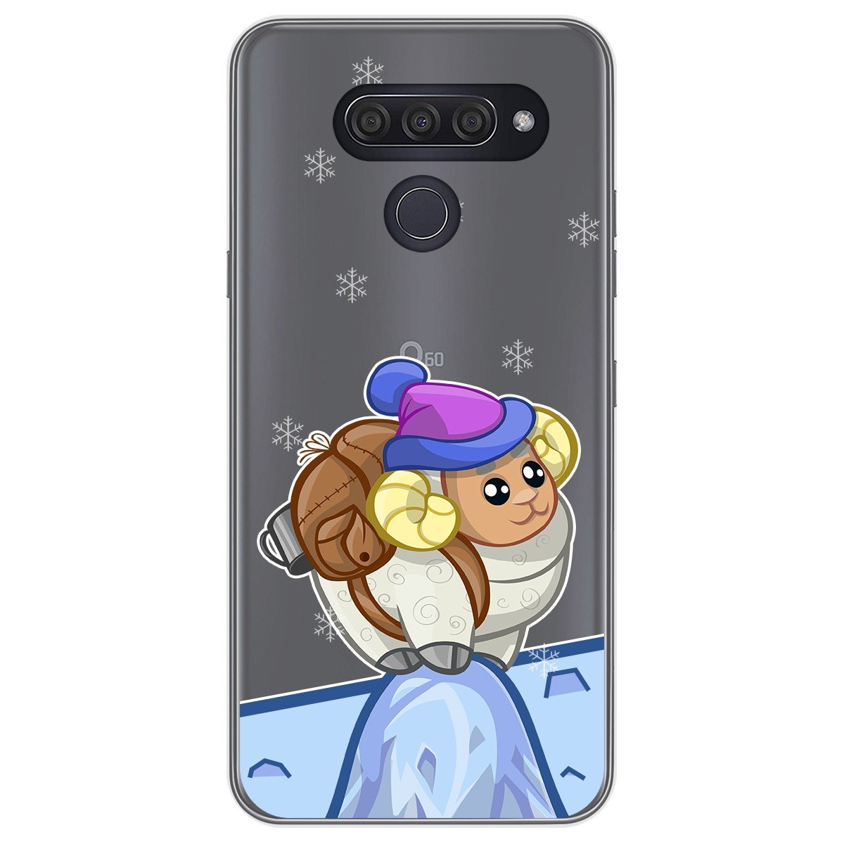 Funda Gel Transparente para Lg Q60 / K50 diseño Cabra Dibujos