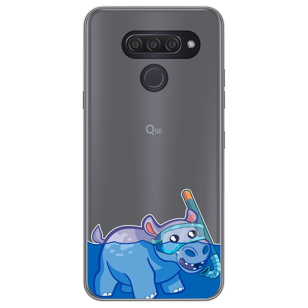 Funda Gel Transparente para Lg Q60 / K50 diseño Hipo Dibujos