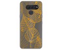 Funda Gel Transparente para Lg Q60 / K50 diseño Hojas Dibujos
