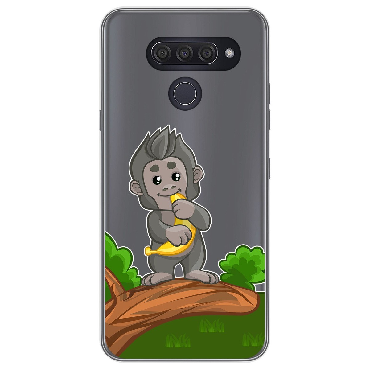 Funda Gel Transparente para Lg Q60 / K50 diseño Mono Dibujos