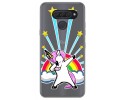 Funda Gel Transparente para Lg Q60 / K50 diseño Unicornio Dibujos