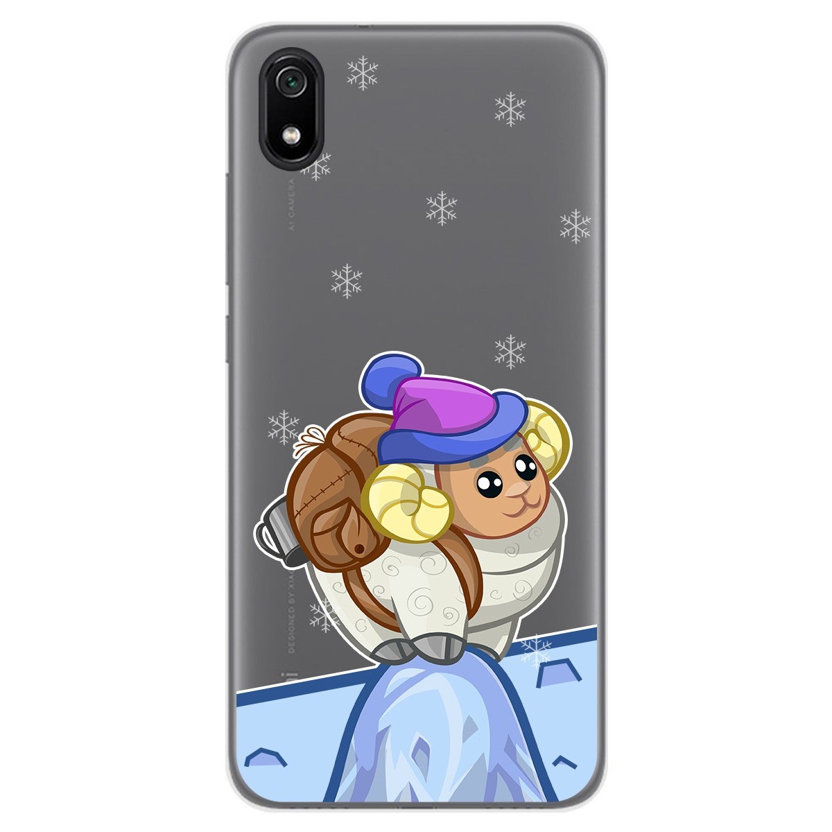 Funda Gel Transparente para Xiaomi Redmi 7A diseño Cabra Dibujos