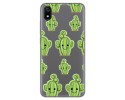 Funda Gel Transparente para Xiaomi Redmi 7A diseño Cactus Dibujos