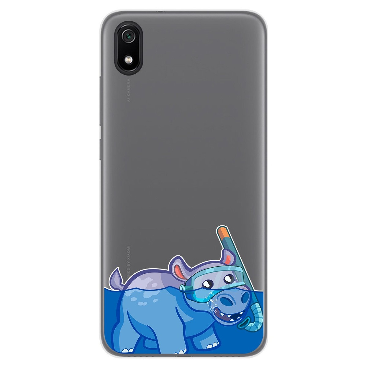 Funda Gel Transparente para Xiaomi Redmi 7A diseño Hipo Dibujos