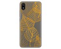 Funda Gel Transparente para Xiaomi Redmi 7A diseño Hojas Dibujos