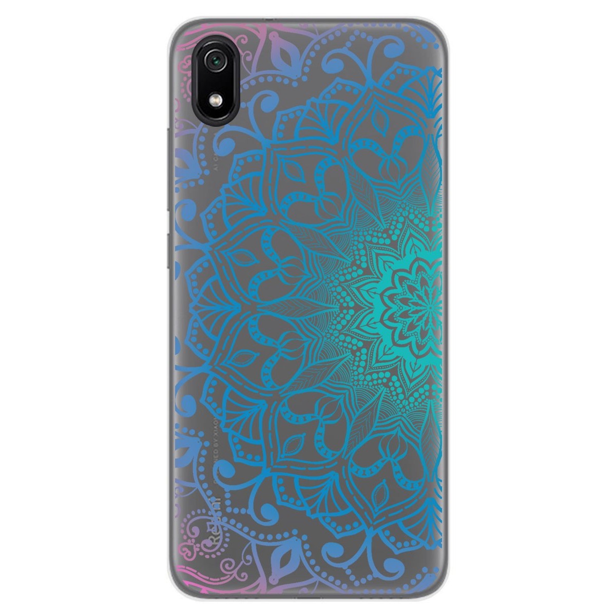 Funda Gel Transparente para Xiaomi Redmi 7A diseño Mandala Dibujos