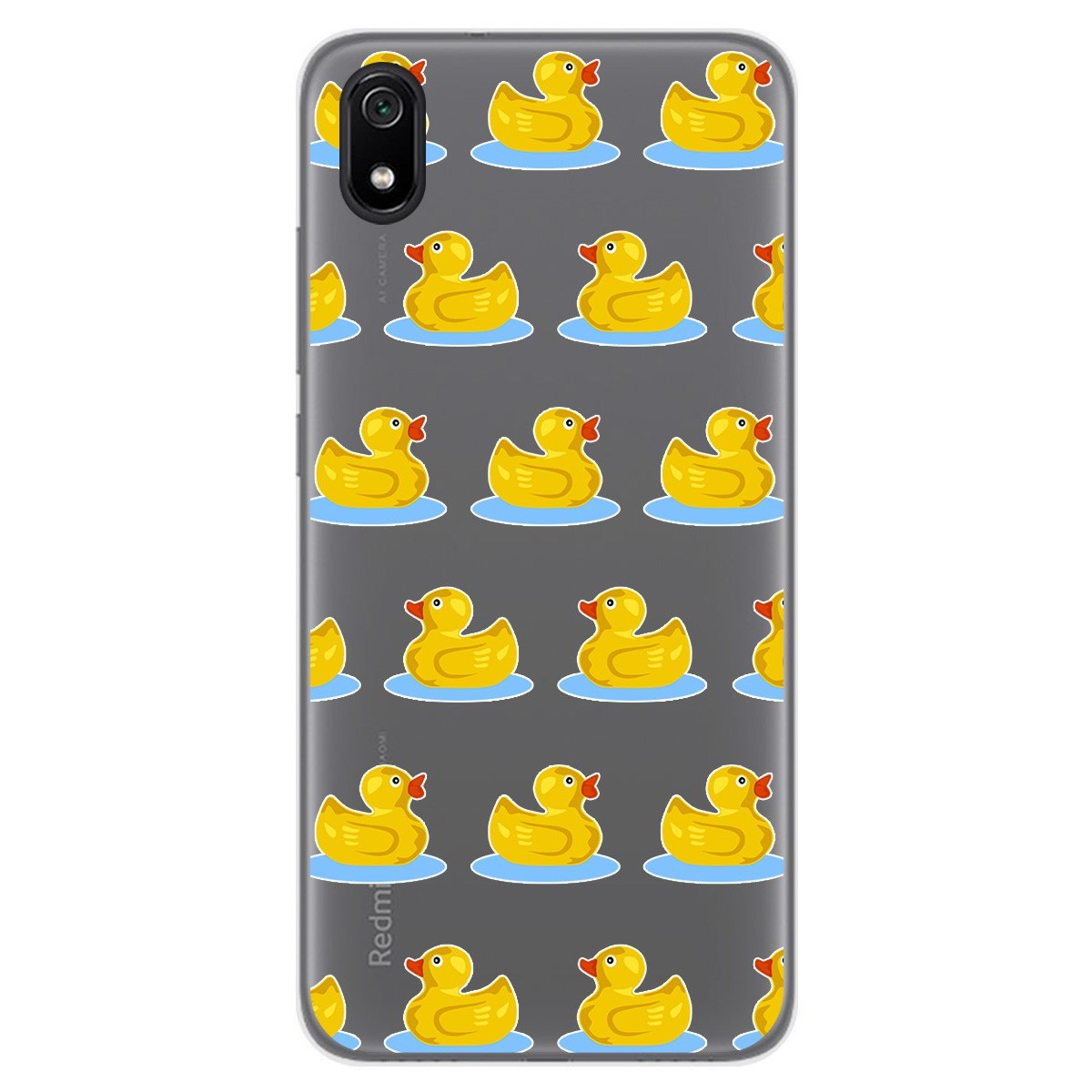 Funda Gel Transparente para Xiaomi Redmi 7A diseño Pato Dibujos