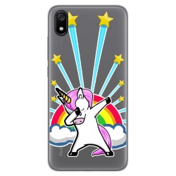 Funda Gel Transparente para Xiaomi Redmi 7A diseño Unicornio Dibujos