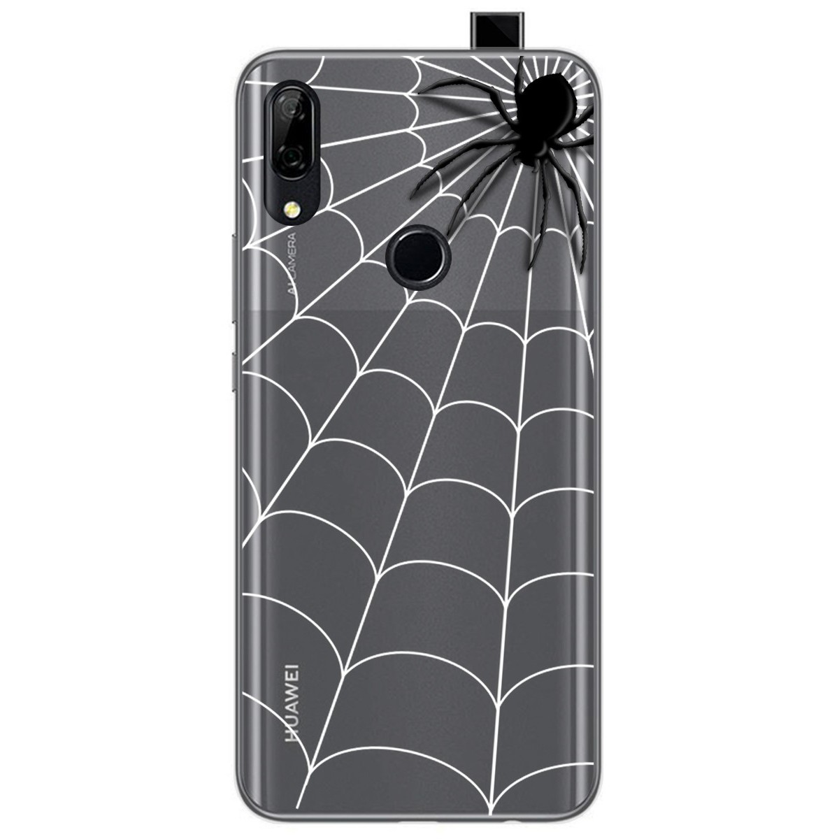 Funda Gel Transparente para Huawei P Smart Z diseño Araña Dibujos