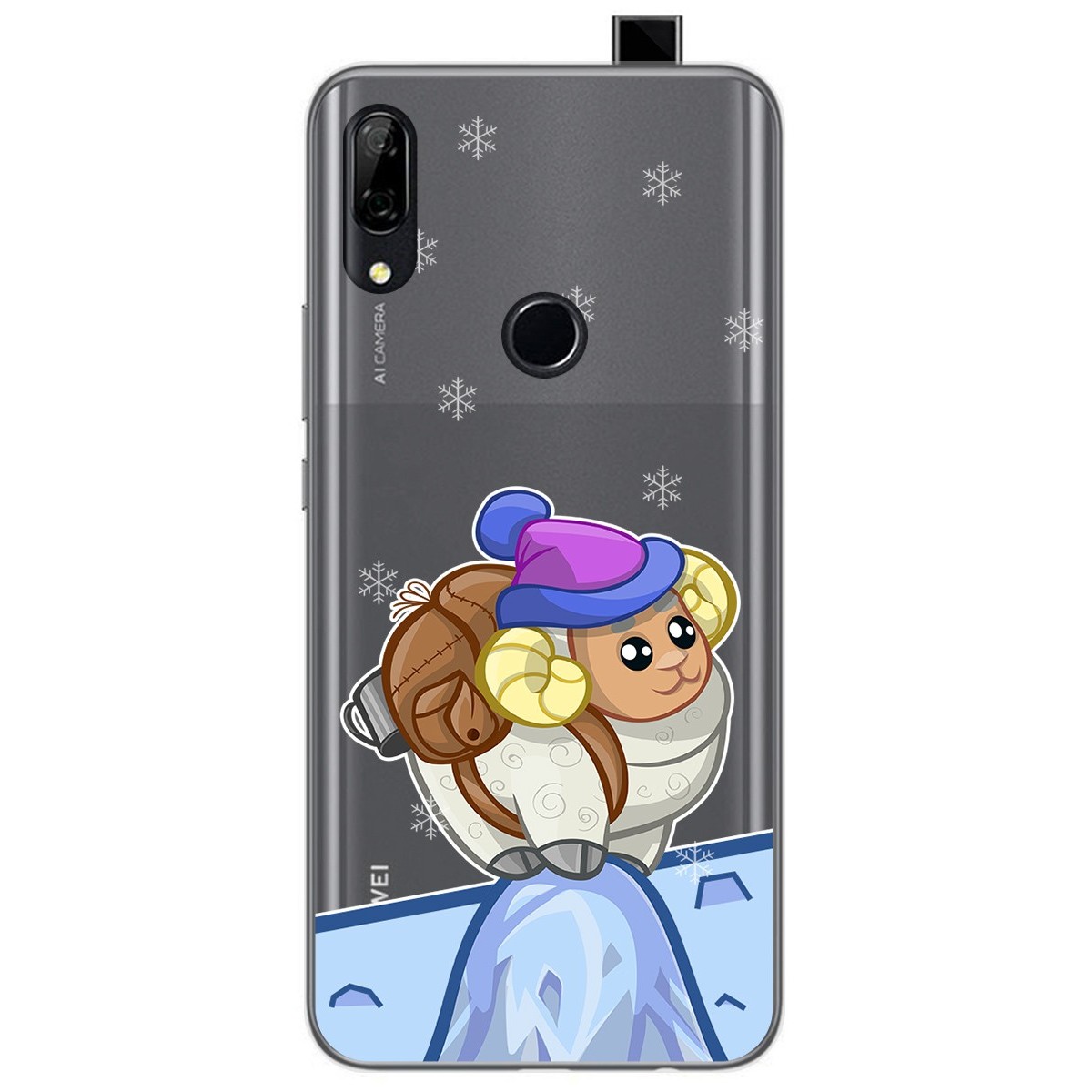 Funda Gel Transparente para Huawei P Smart Z diseño Cabra Dibujos