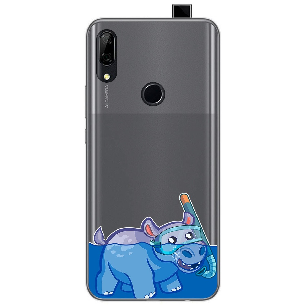 Funda Gel Transparente para Huawei P Smart Z diseño Hipo Dibujos
