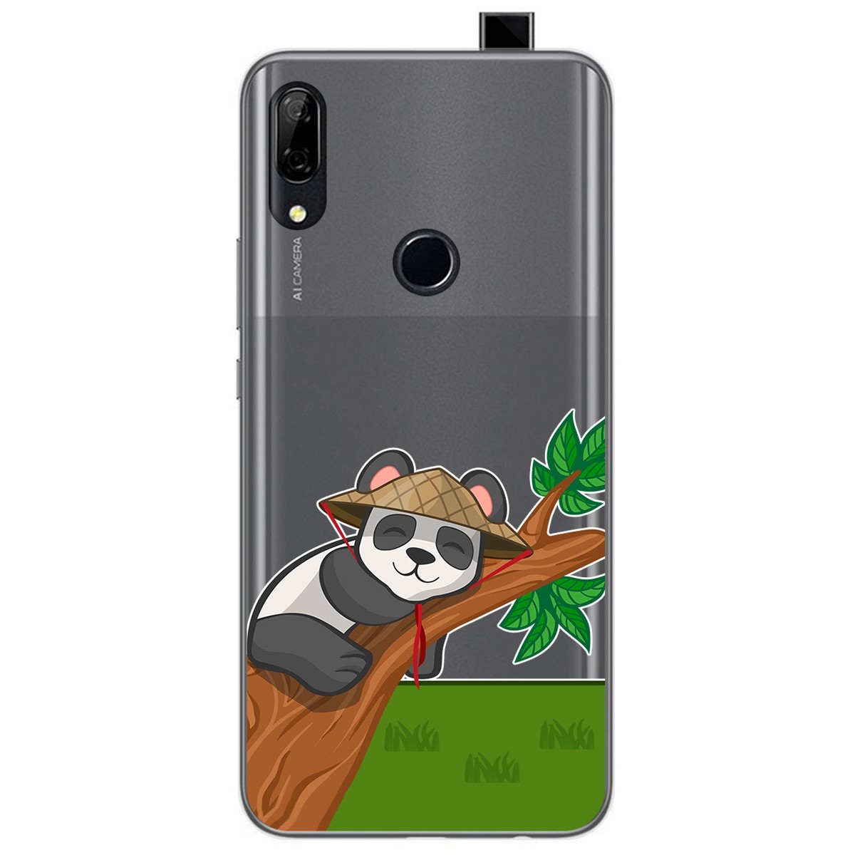 Funda Gel Transparente para Huawei P Smart Z diseño Panda Dibujos
