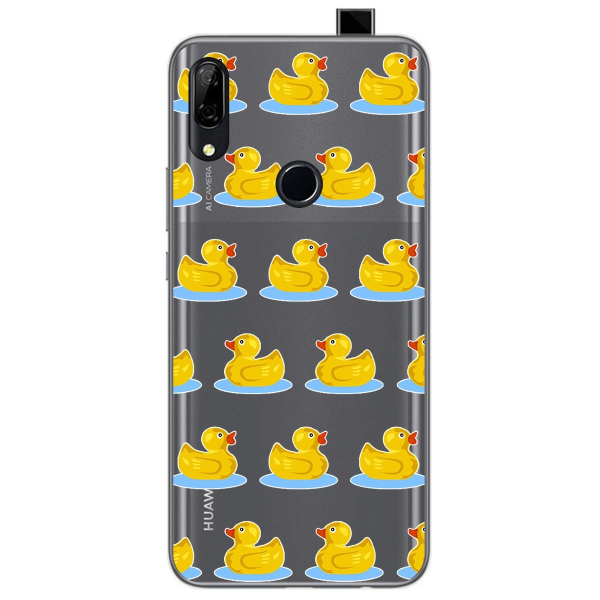 Funda Gel Transparente para Huawei P Smart Z diseño Pato Dibujos