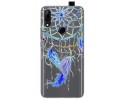 Funda Gel Transparente para Huawei P Smart Z diseño Plumas Dibujos