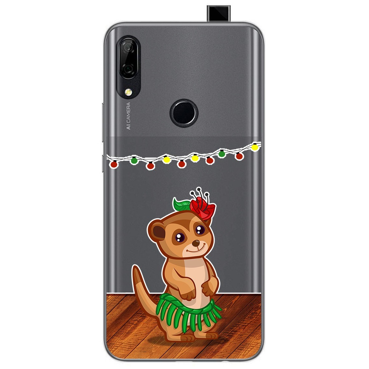 Funda Gel Transparente para Huawei P Smart Z diseño Suricata Dibujos