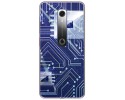 Funda Gel Tpu para Vodafone Smart N10 diseño Circuito Dibujos