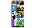 Funda Gel Tpu para Vodafone Smart N10 diseño Comic Dibujos
