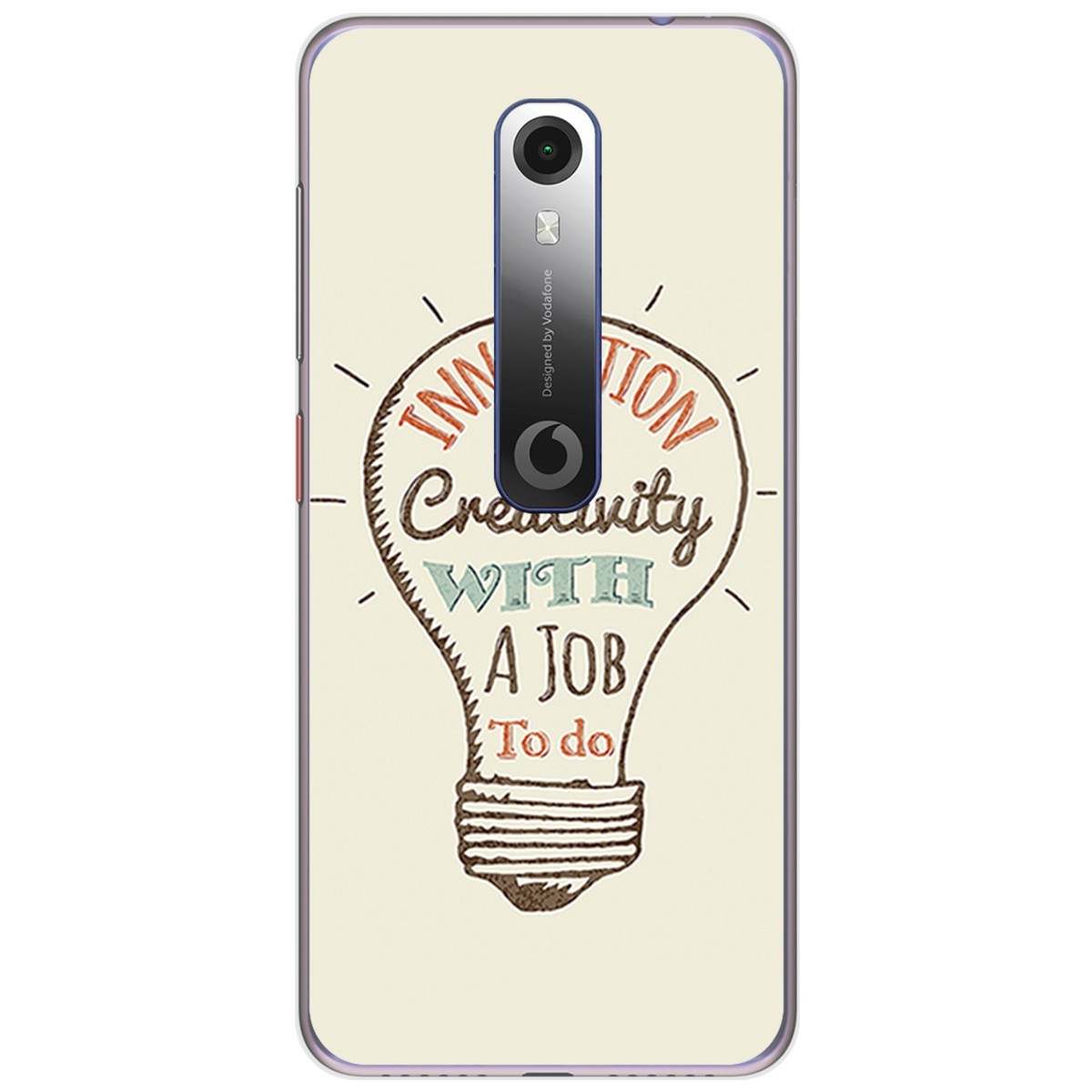 Funda Gel Tpu para Vodafone Smart N10 diseño Creativity Dibujos