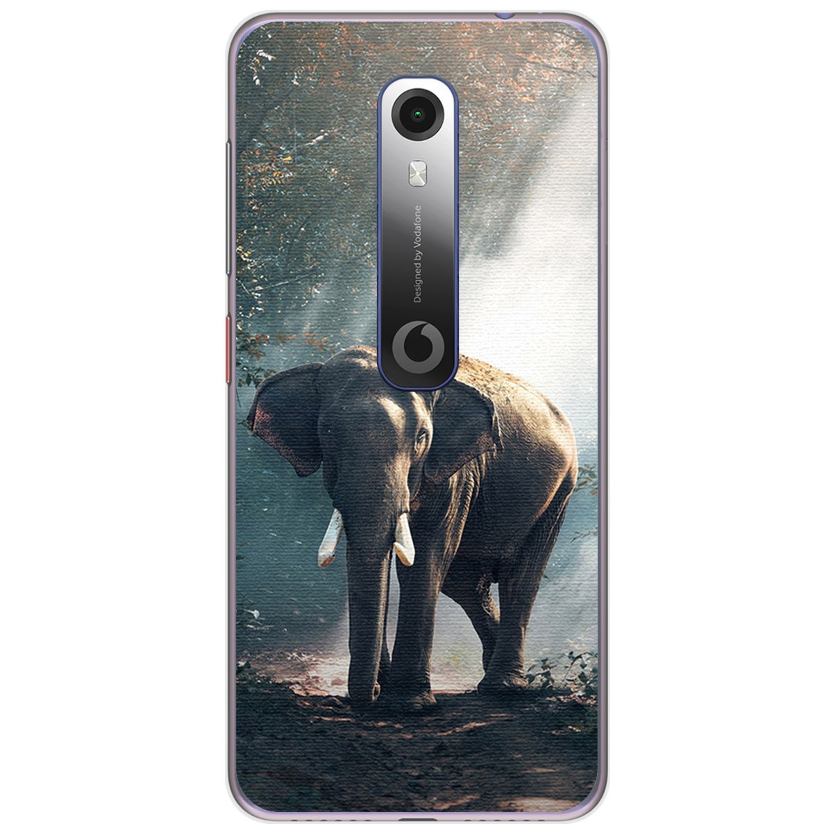 Funda Gel Tpu para Vodafone Smart N10 diseño Elefante Dibujos