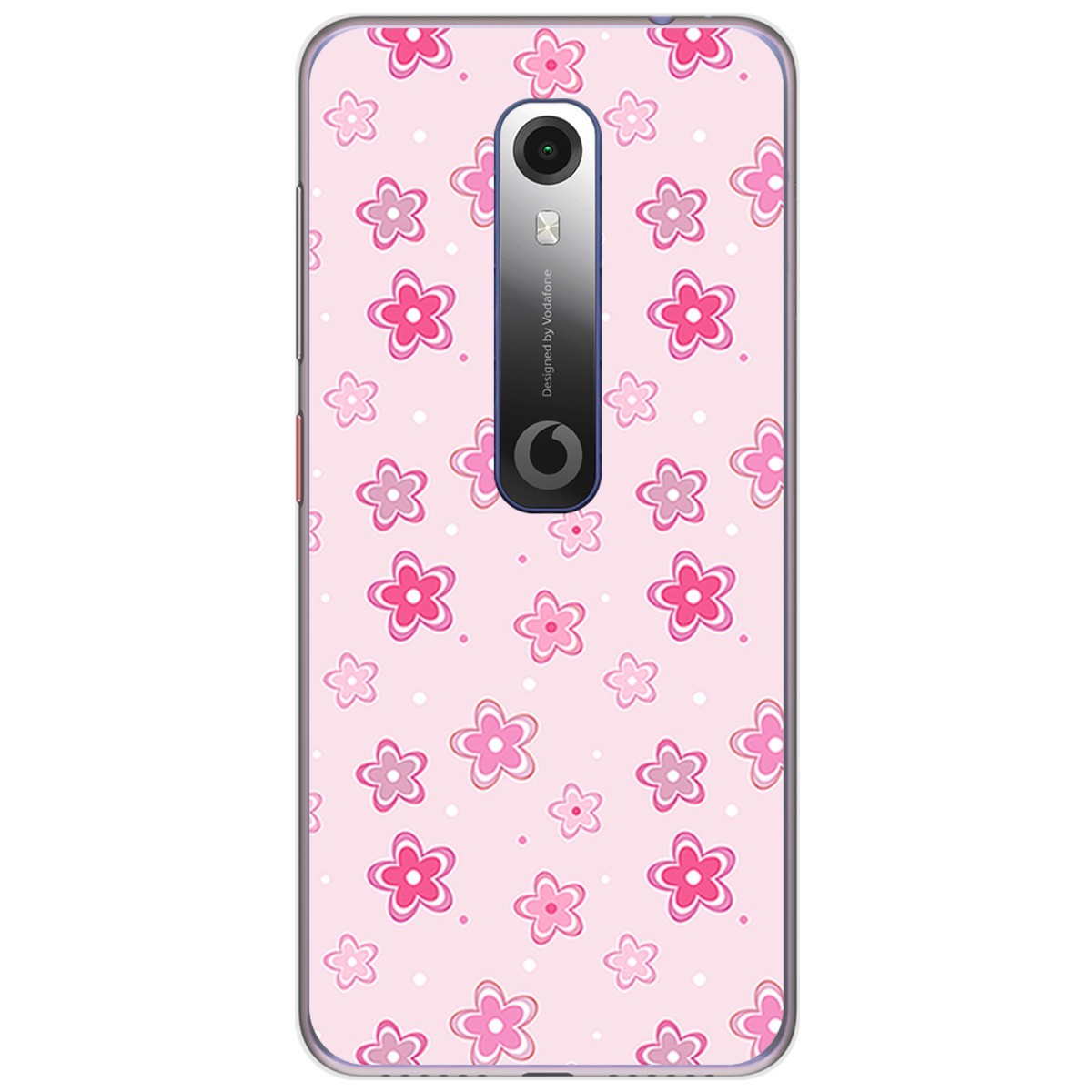 Funda Gel Tpu para Vodafone Smart N10 diseño Flores Dibujos