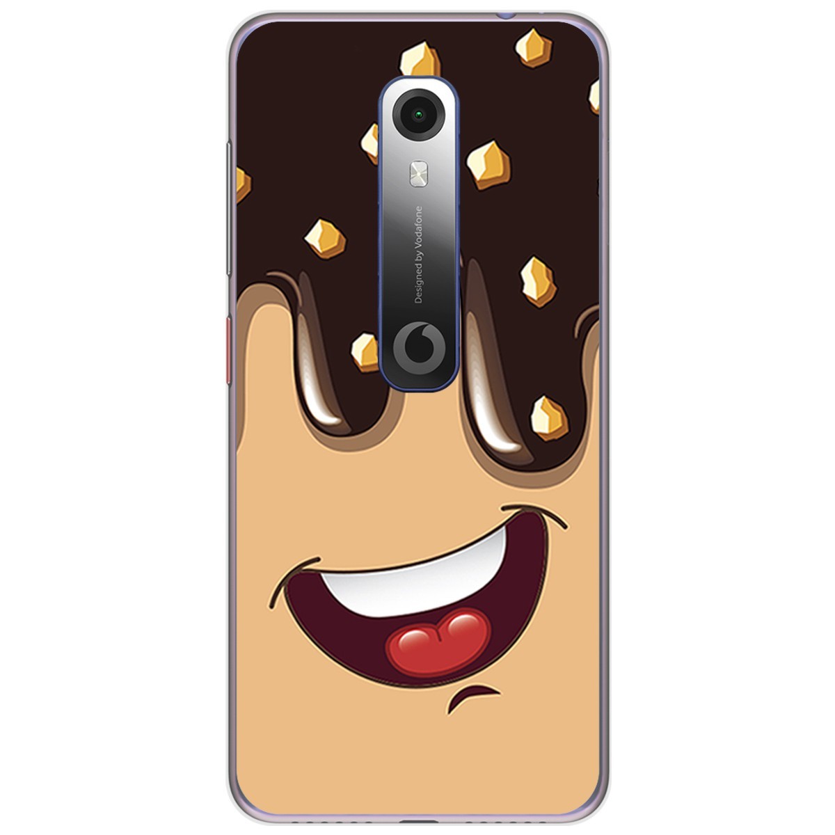 Funda Gel Tpu para Vodafone Smart N10 diseño Helado Chocolate Dibujos