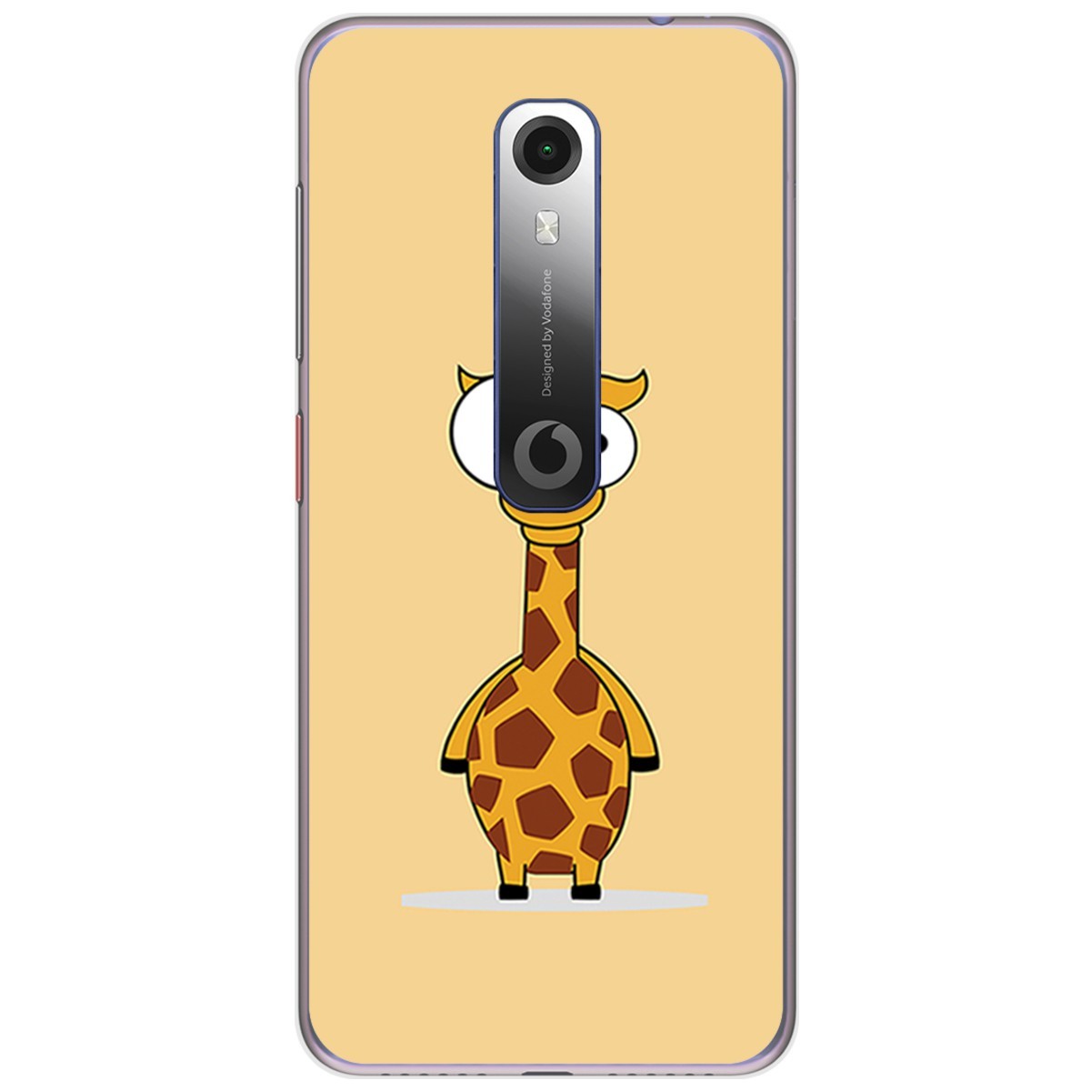 Funda Gel Tpu para Vodafone Smart N10 diseño Jirafa Dibujos