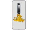 Funda Gel Tpu para Vodafone Smart N10 diseño Leones Dibujos