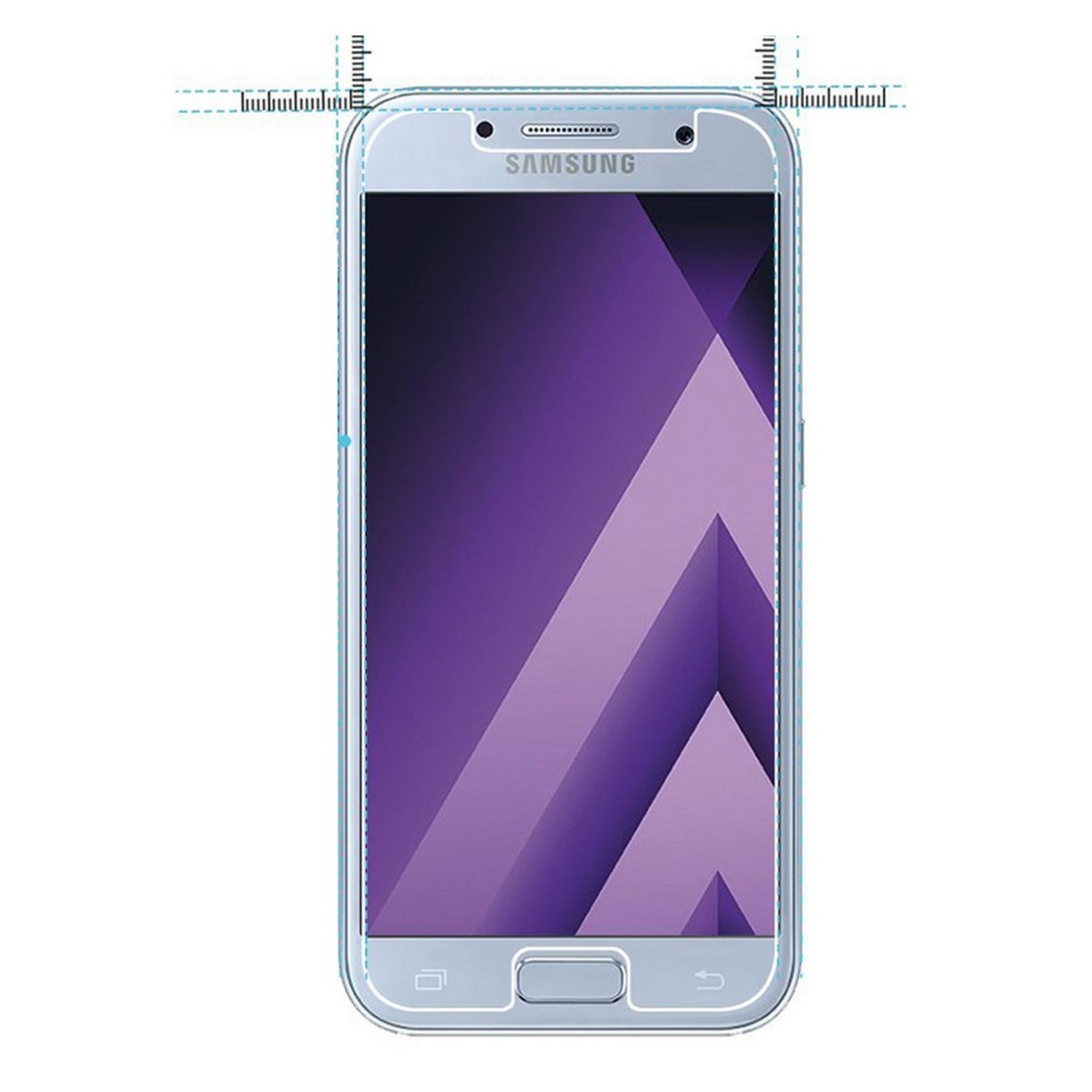 Protector Cristal Templado para Samsung Galaxy A3 (2017) Vidrio