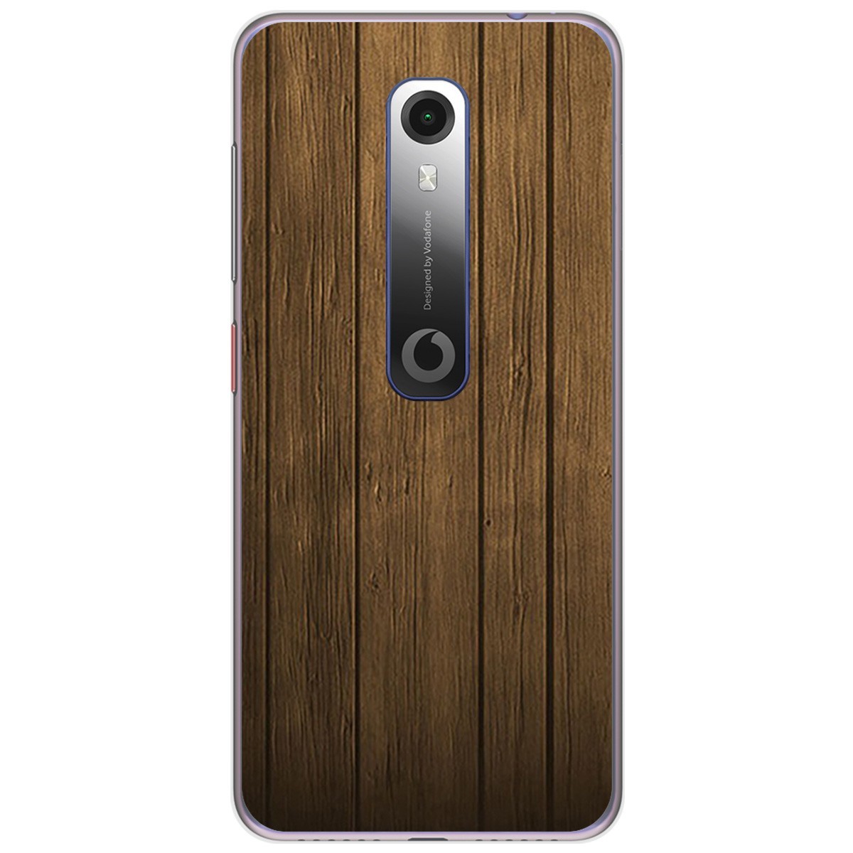 Funda Gel Tpu para Vodafone Smart N10 diseño Madera Dibujos