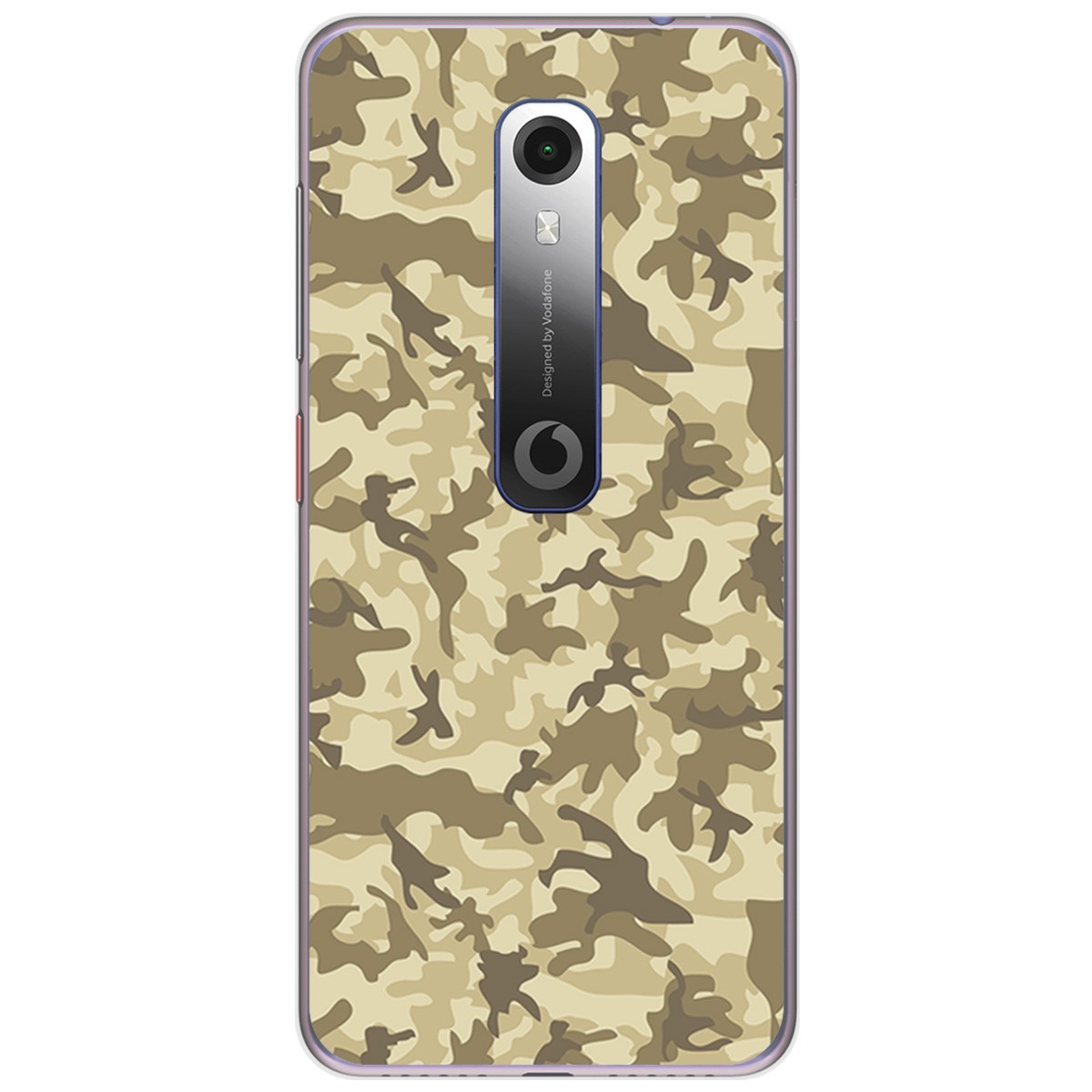 Funda Gel Tpu para Vodafone Smart N10 diseño Sand Camuflaje Dibujos