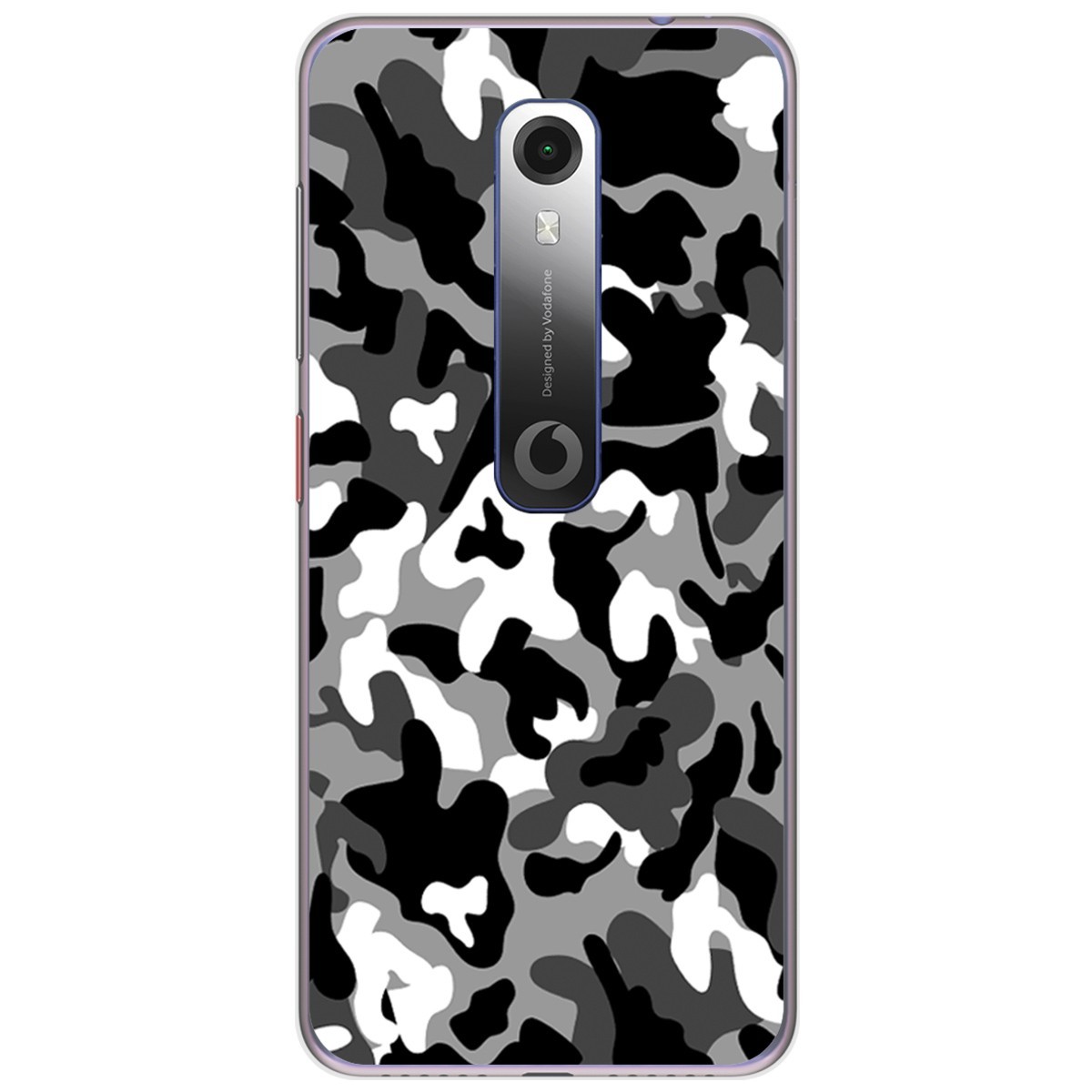 Funda Gel Tpu para Vodafone Smart N10 diseño Snow Camuflaje Dibujos