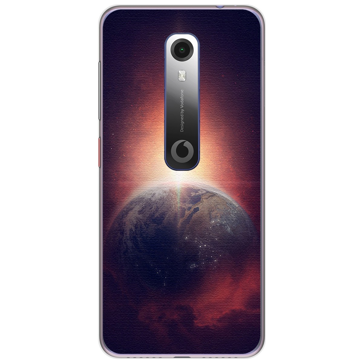 Funda Gel Tpu para Vodafone Smart N10 diseño Tierra Dibujos