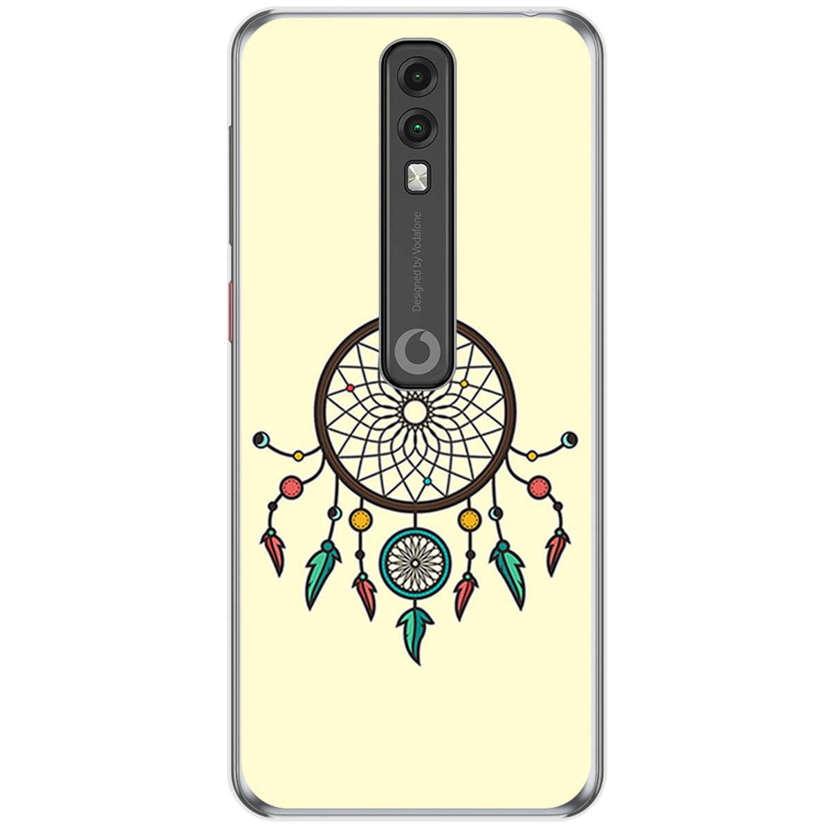 Funda Gel Tpu para Vodafone Smart V10 diseño Atrapasueños Dibujos