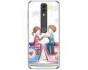 Funda Gel Tpu para Vodafone Smart V10 diseño Café Dibujos
