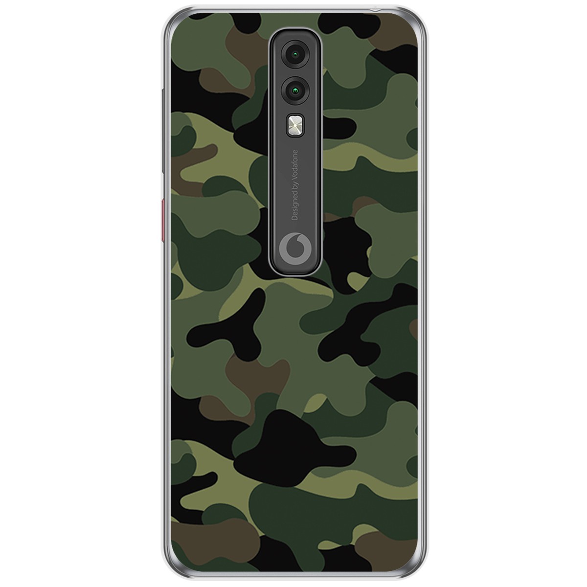 Funda Gel Tpu para Vodafone Smart V10 diseño Camuflaje Dibujos