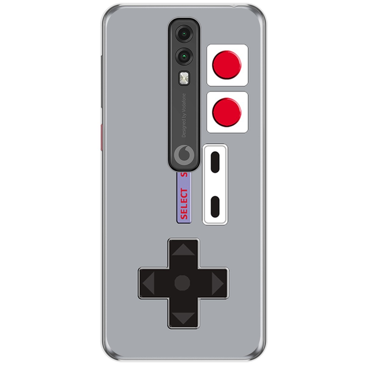 Funda Gel Tpu para Vodafone Smart V10 diseño Consola Dibujos
