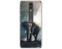 Funda Gel Tpu para Vodafone Smart V10 diseño Elefante Dibujos