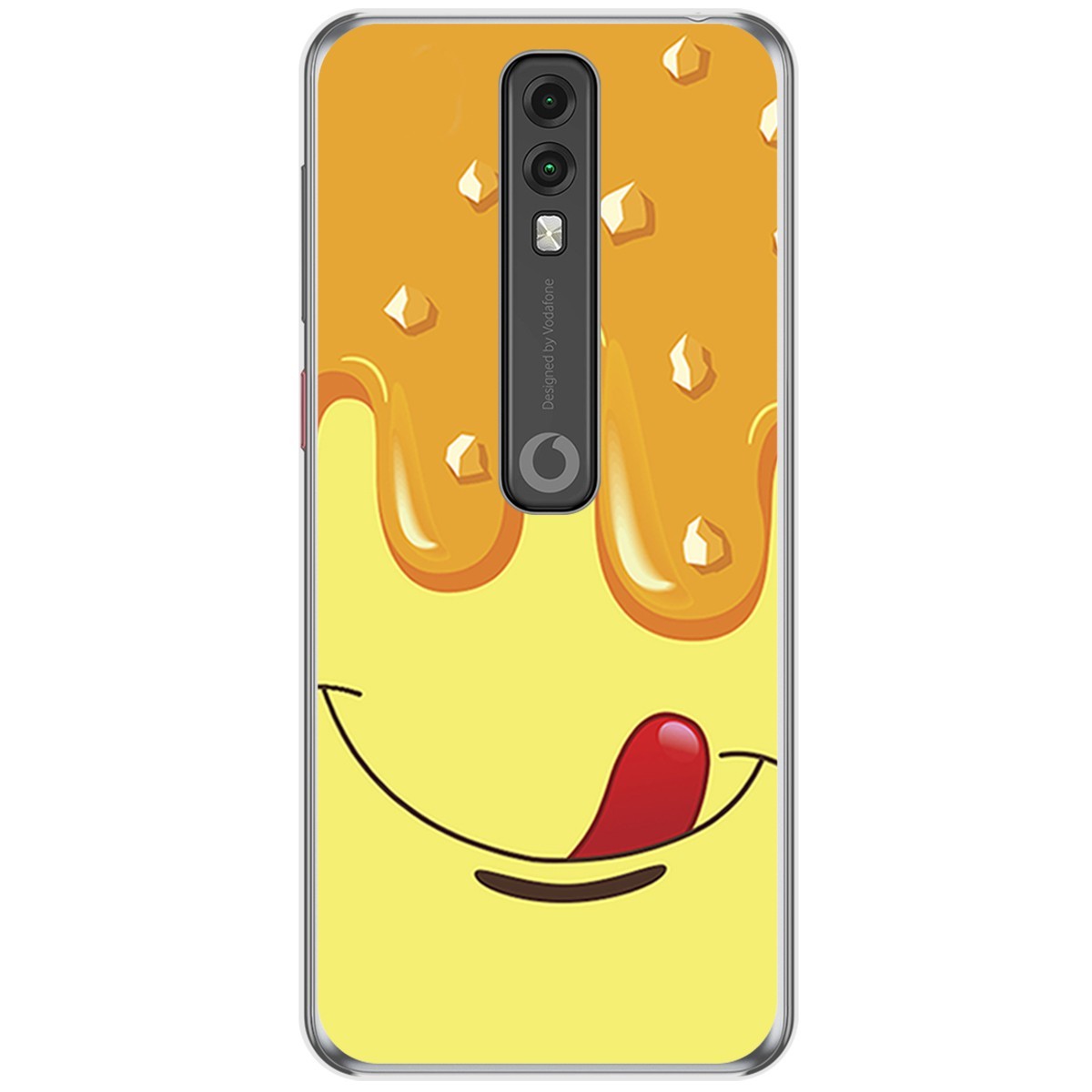 Funda Gel Tpu para Vodafone Smart V10 diseño Helado Vainilla Dibujos