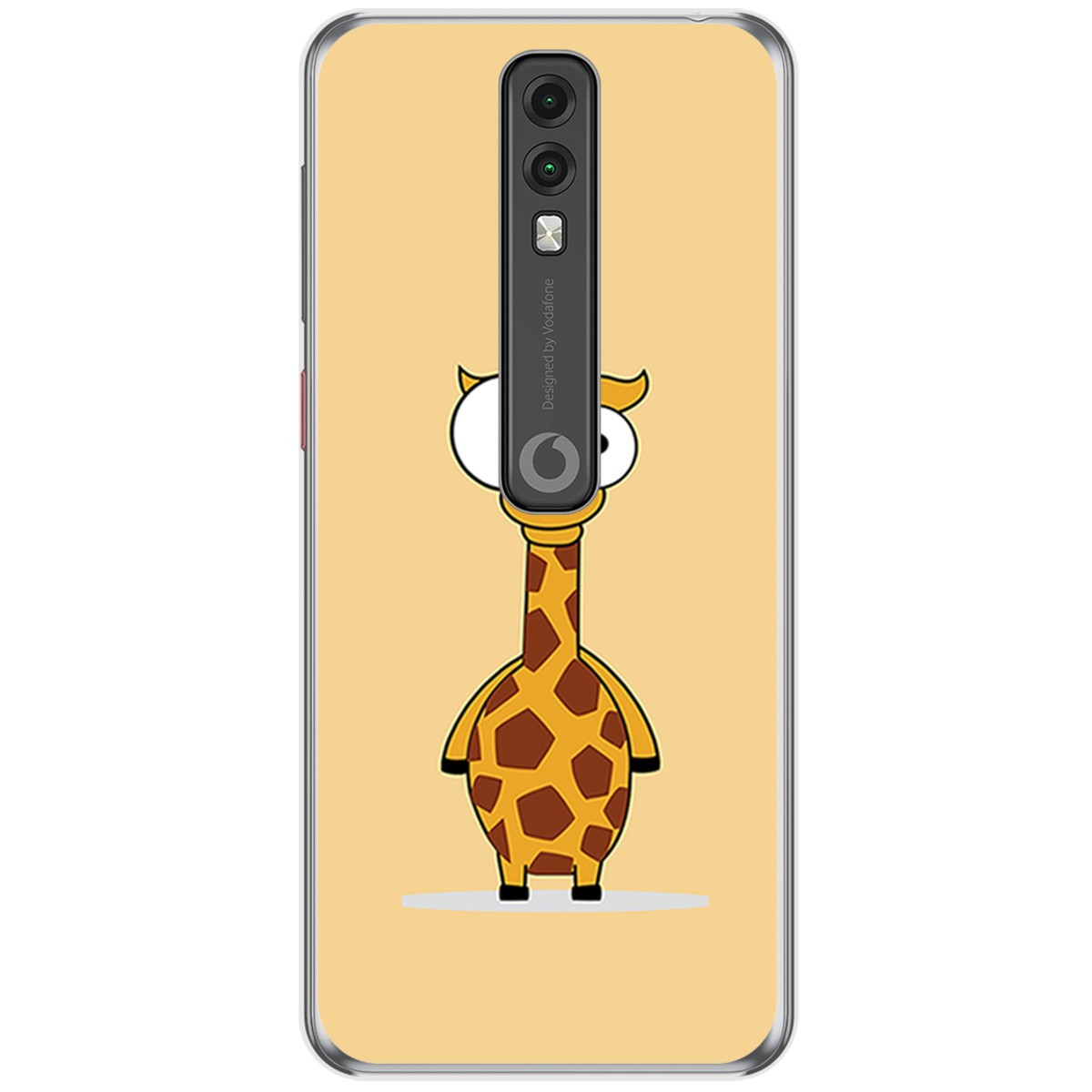 Funda Gel Tpu para Vodafone Smart V10 diseño Jirafa Dibujos