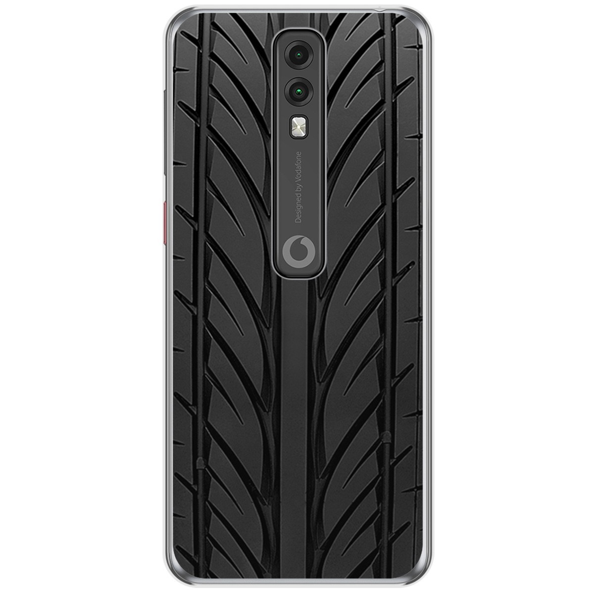 Funda Gel Tpu para Vodafone Smart V10 diseño Neumatico Dibujos