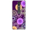 Funda Gel Tpu para Vodafone Smart V10 diseño Radial Dibujos