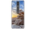 Funda Gel Tpu para Vodafone Smart V10 diseño Sunset Dibujos
