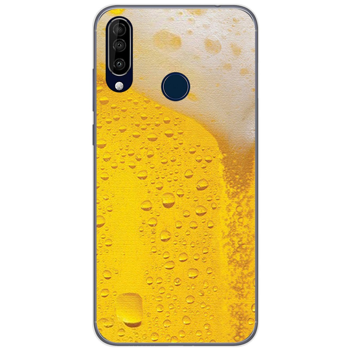 Funda Gel Tpu para Wiko View3 Pro diseño Cerveza Dibujos