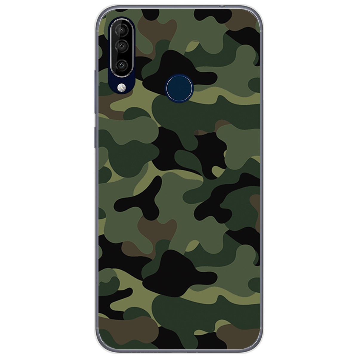 Funda Gel Tpu para Wiko View3 Pro diseño Camuflaje Dibujos