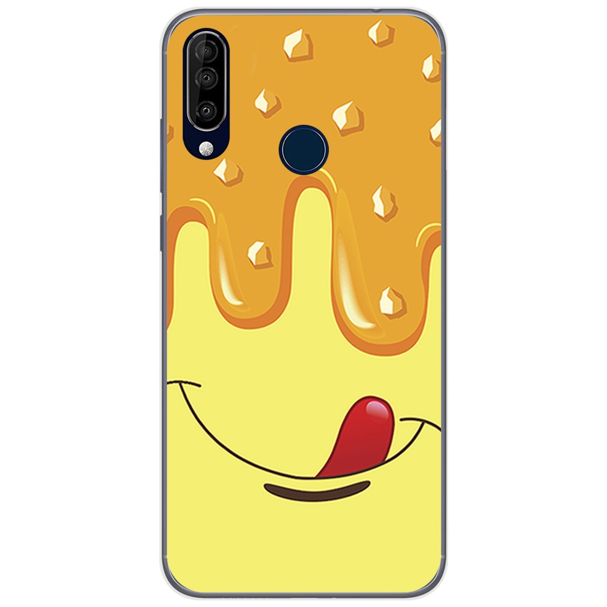 Funda Gel Tpu para Wiko View3 Pro diseño Helado Vainilla Dibujos