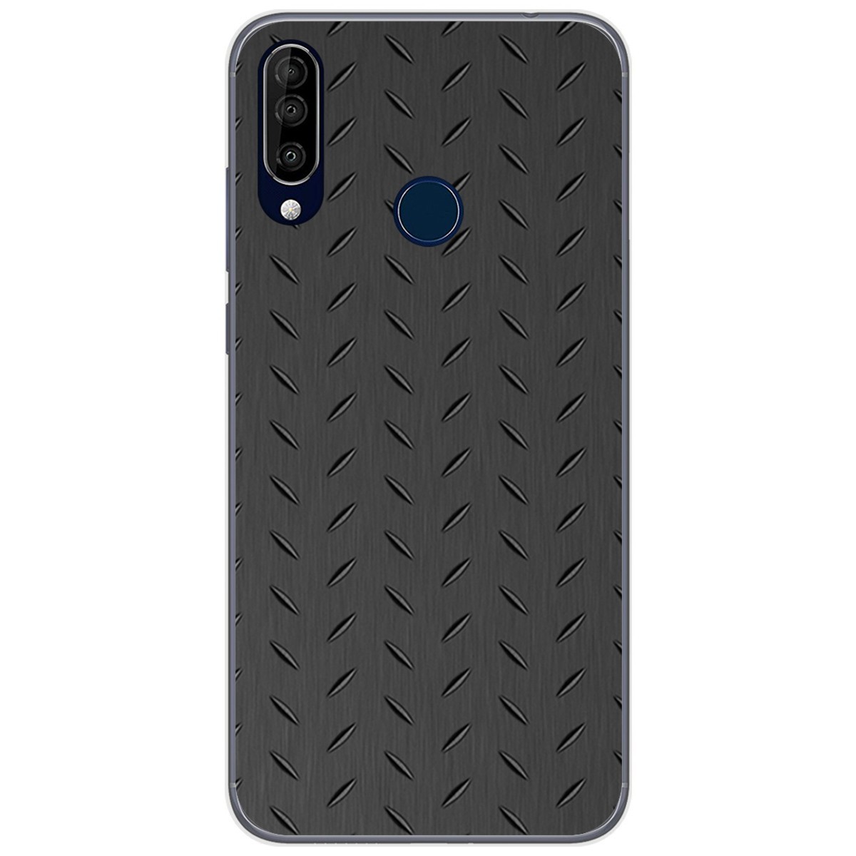 Funda Gel Tpu para Wiko View3 Pro diseño Metal Dibujos