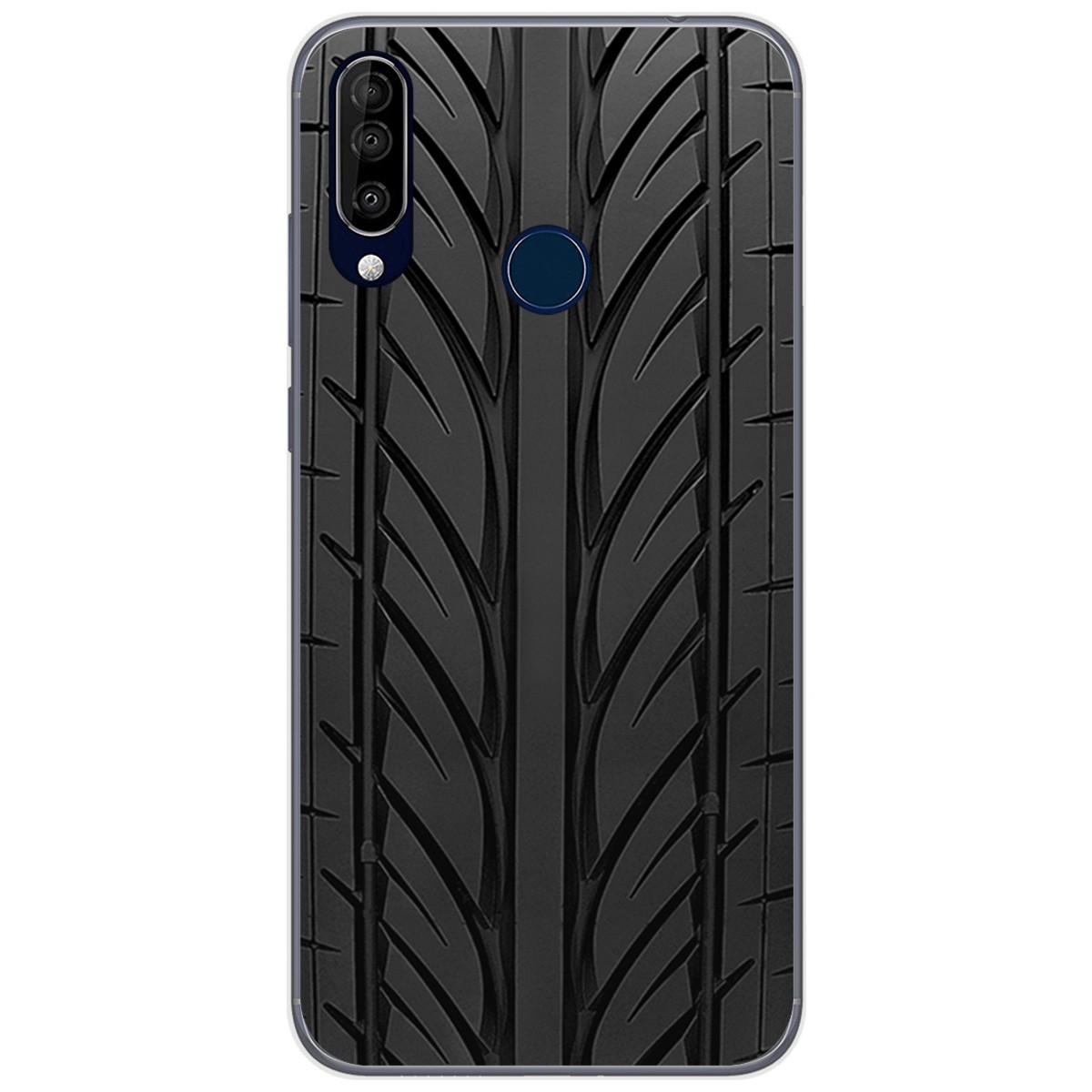 Funda Gel Tpu para Wiko View3 Pro diseño Neumatico Dibujos
