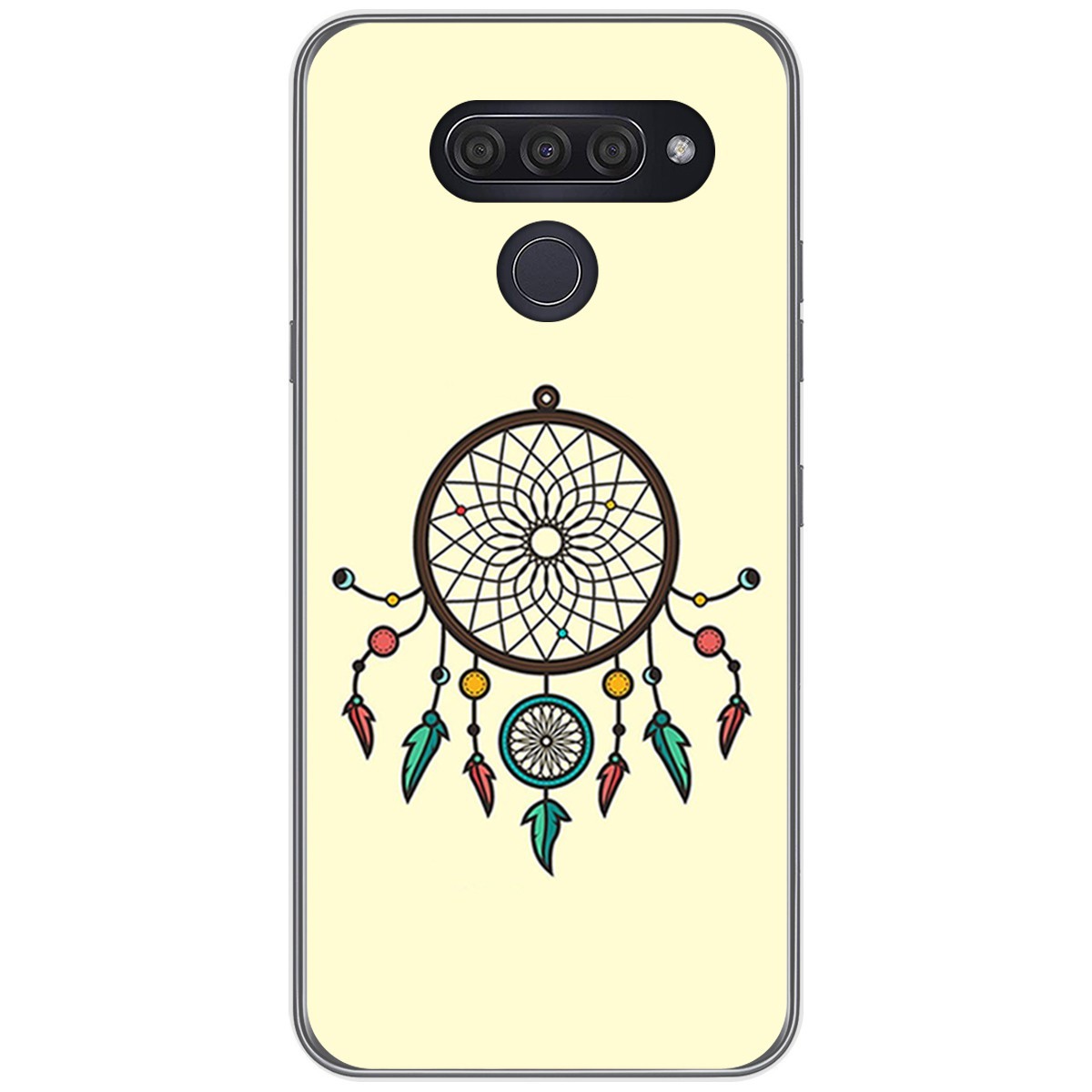 Funda Gel Tpu para Lg Q60 / K50 diseño Atrapasueños Dibujos