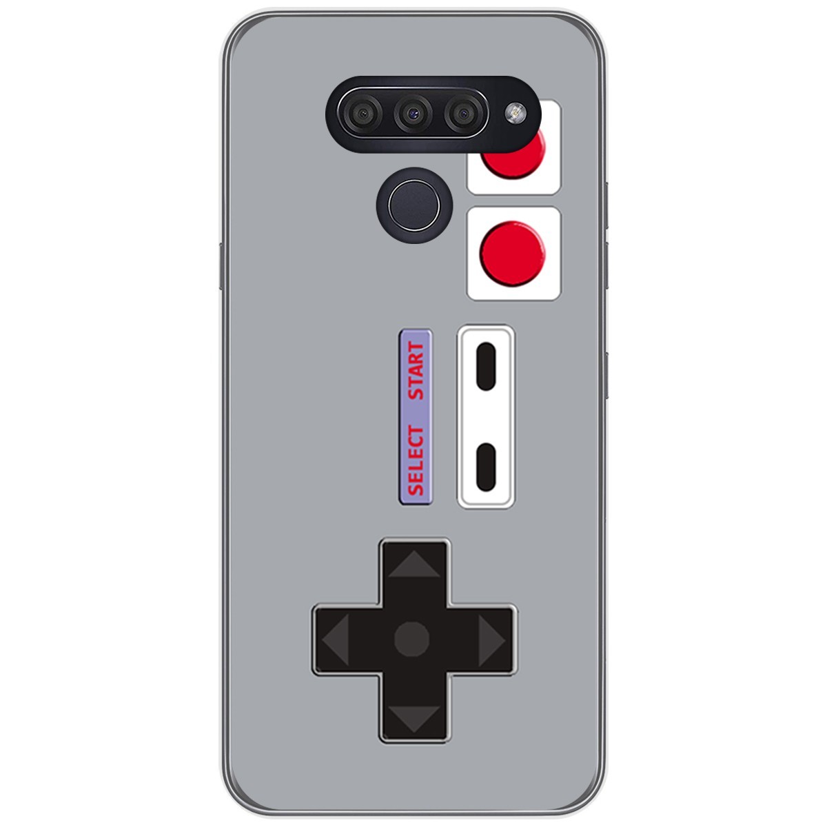 Funda Gel Tpu para Lg Q60 / K50 diseño Consola Dibujos