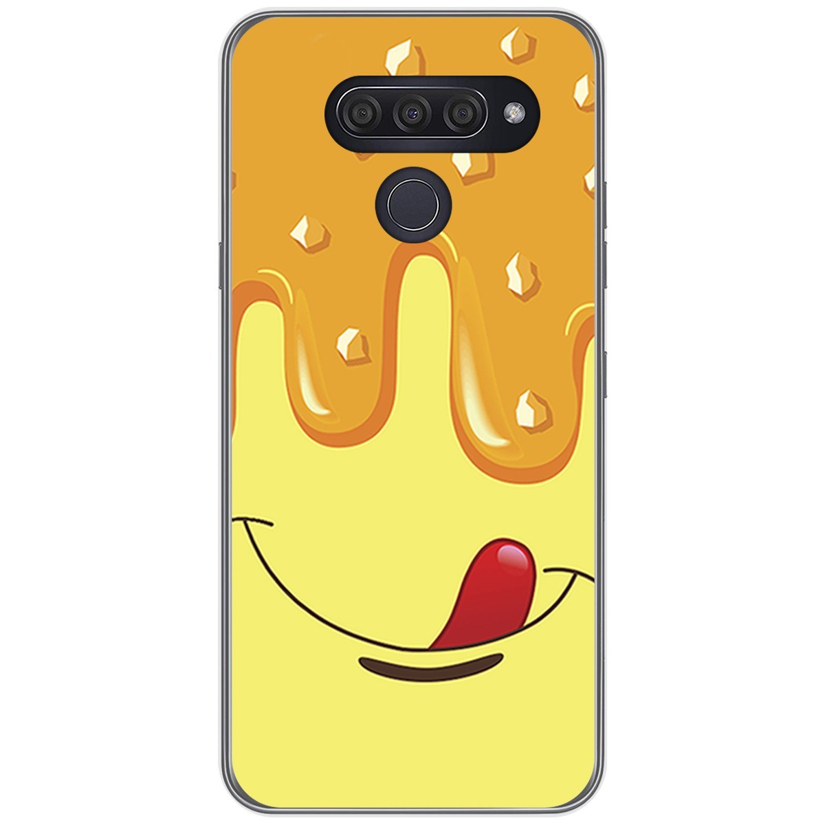 Funda Gel Tpu para Lg Q60 / K50 diseño Helado Vainilla Dibujos